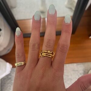 size 8 linked ring